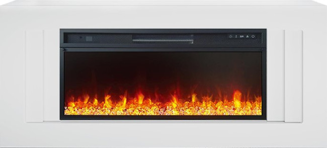 Каминокомплект Line 42 SFT - Белый с очагом Vision 42 LED в Москве