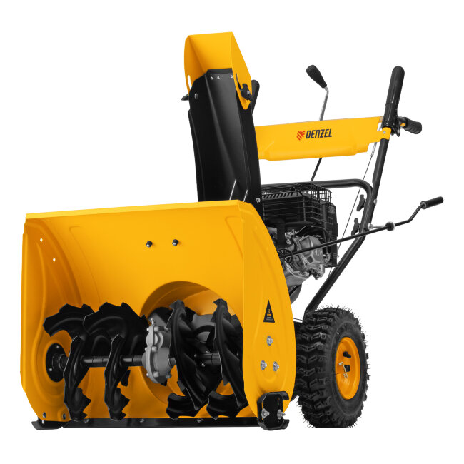 Бензиновая снегоуборочная машина SBM 610, 212 cc, ручной старт, фара Denzel в Москве