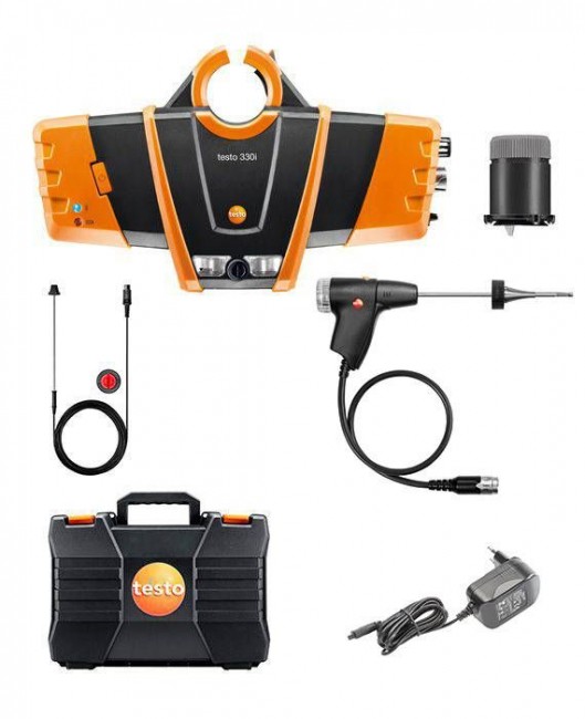 Расширенный комплект testo 330i для анализа дымовых газов в Москве