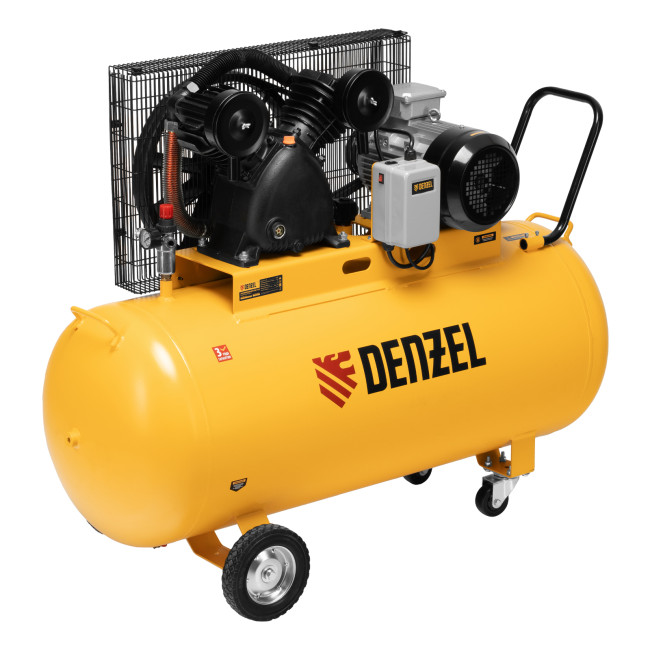 Компрессор воздушный рем. привод BCV 5500-T/270, 5,5 кВт, 270 литров, 850 л/мин Denzel в Москве