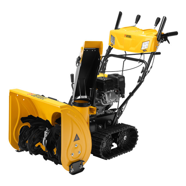 Бензиновая снегоуборочная машина SBM 610DT PRO, 212cc, гусеницы, эл.старт, блок. дифф. Denzel в Москве