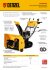 Бензиновая снегоуборочная машина SBM 610DT PRO, 212cc, гусеницы, эл.старт, блок. дифф. Denzel в Москве