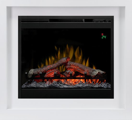 Каминокомплект Bronx - Белый с очагом Symphony 26'' DF2624L-INT в Москве
