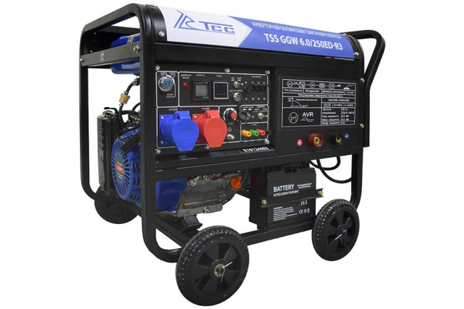 Инверторный бензиновый сварочный генератор TSS GGW 6.0/250ED-R3 в Москве