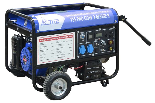 Бензиновый сварочный генератор TSS PRO GGW 3.0/250E-R в Москве