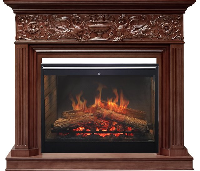 Каминокомплект Palace - Темный дуб с очагом Symphony 30'' DF3020-INT в Москве