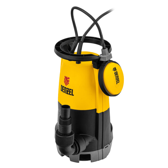 Дренажный насос для чистой и грязной воды DP450S, 450 Вт, напор 6 м, 12000 л/ч Denzel в Москве