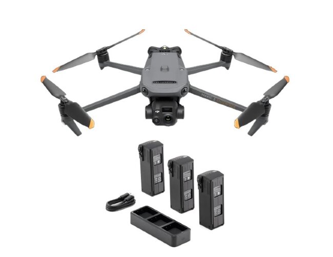 Квадрокоптер DJI Mavic 3 Thermal (Universal Edition) + Комплект аккумуляторов DJI Mavic 3 Enterprise Series Battery Kit в Москве