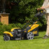 Бензиновая газонокосилка GLT-460SP-T, Trike 149 см3, 46 см, привод, панель, 60л Denzel  в Москве