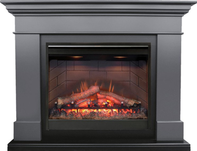 Каминокомплект California Graphite Gray - Серый графит с очагом Symphony 26'' DF2608-INT в Москве