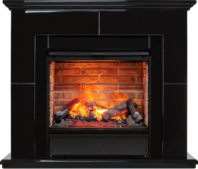 Каминокомплект Suite Black - Черный лак с очагом Engine 56-600 BB в Москве