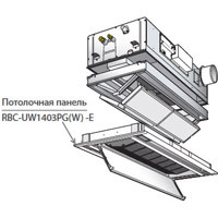 Toshiba Потолочная панель (RBC-UW1403PG(W)-E) в Москве