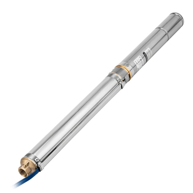 Скважинный насос DWC-3-60, центробежный, диаметр 3", 800 Вт, 3300 л/ч, напор 60 м Denzel в Москве