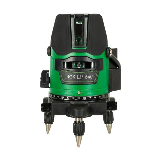 Комплект: лазерный уровень RGK LP-64G + штатив RGK LET-170 в Москве