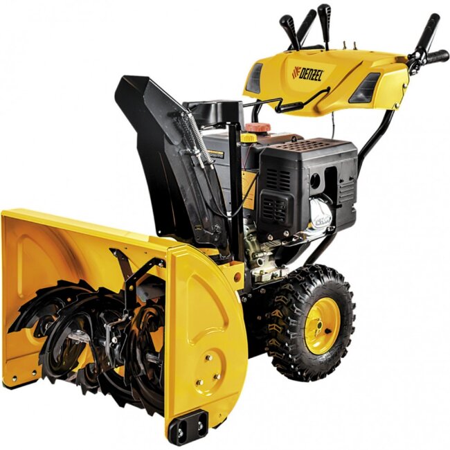 Бензиновая снегоуборочная машина SB 1100 E, 11 л.с, Loncin, с электростартером, фара, обогрев Denzel в Москве