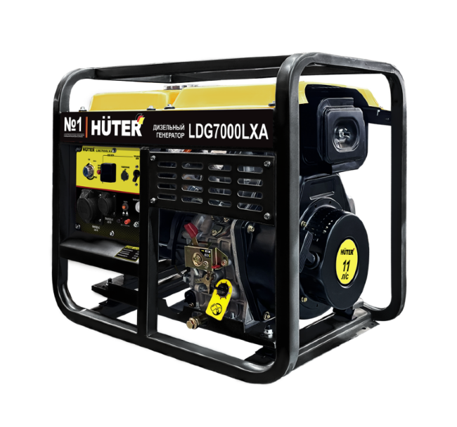 Электрогенератор дизельный LDG 7000LXА Huter в Москве