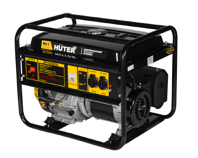 Портативный бензогенератор HUTER DY6500L в Москве