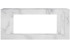 Каминокомплект Line 42 SFT White Marble (Разборный) - Белый мрамор с очагом Vision 42 LOG LED в Москве