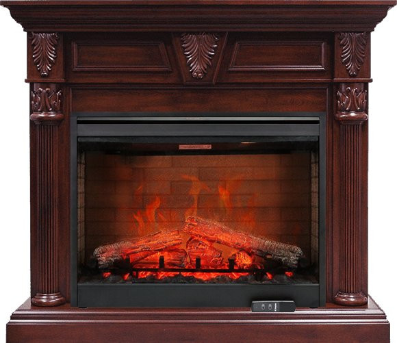 Каминокомплект Sheffield - Темная вишня с очагом Symphony 30'' DF3020-EU в Москве